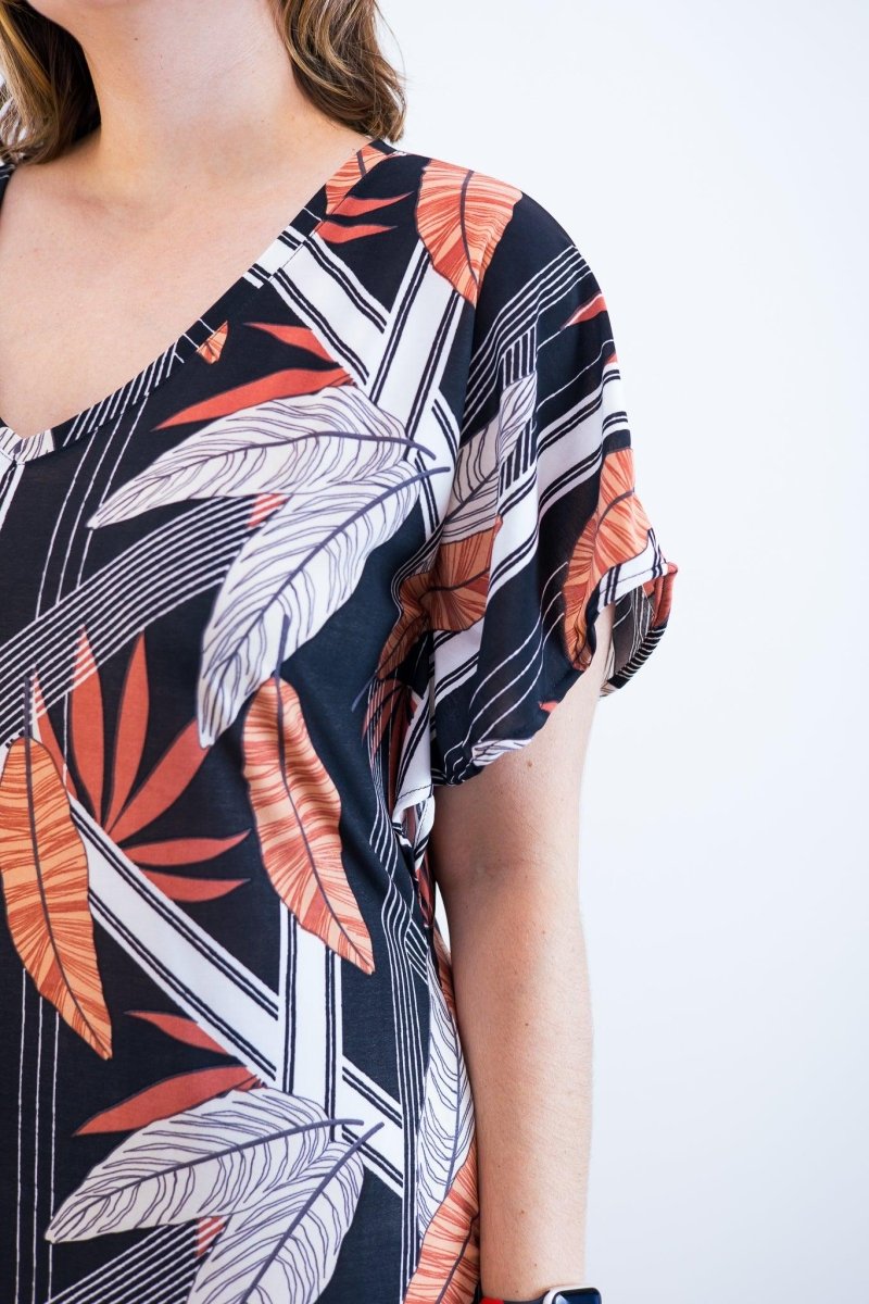 Vestido Helena - Malha Confort Manga Morcego - Naguirre Shop