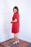 Vestido Helena - Malha Confort Manga Morcego - Naguirre Shop