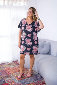Vestido Helena - Malha Confort Manga Morcego - Naguirre Shop