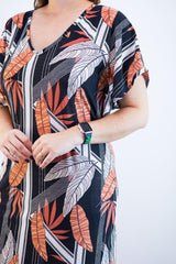 Vestido Helena - Malha Confort Manga Morcego - Naguirre Shop