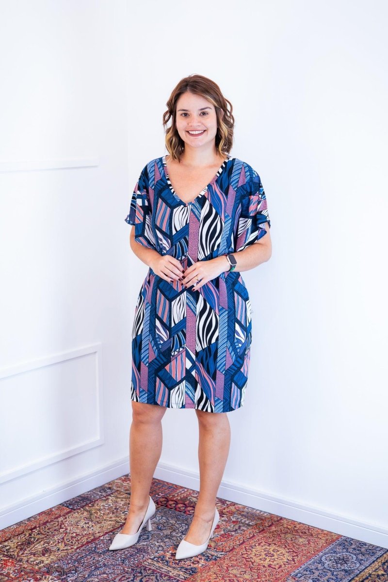Vestido Helena - Malha Confort Manga Morcego - Naguirre Shop