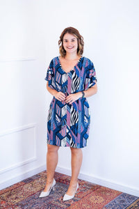 Vestido Helena - Malha Confort Manga Morcego - Naguirre Shop