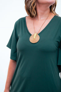 Vestido Helena - Malha Confort Manga Morcego - Naguirre Shop