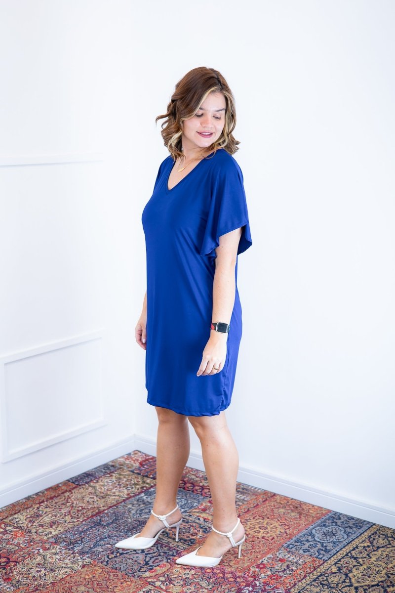 Vestido Helena - Malha Confort Manga Morcego - Naguirre Shop