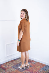 Vestido Helena - Malha Confort Manga Morcego - Naguirre Shop