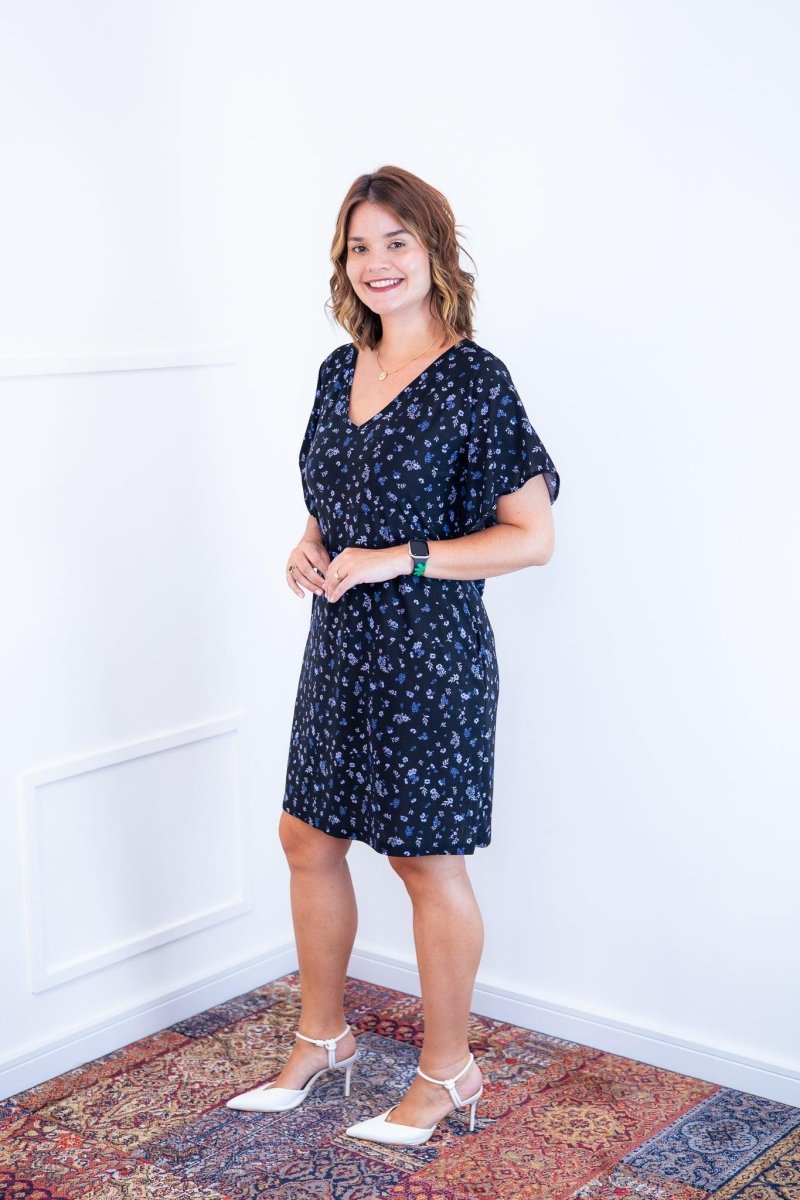 Vestido Helena - Malha Confort Manga Morcego - Naguirre Shop