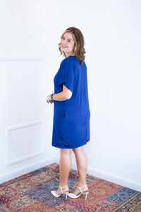 Vestido Helena - Malha Confort Manga Morcego - Naguirre Shop