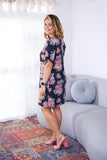 Vestido Helena - Malha Confort Manga Morcego - Naguirre Shop