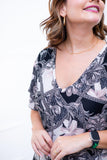 Vestido Helena - Malha Confort Manga Morcego - Naguirre Shop