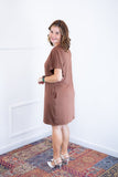 Vestido Helena - Malha Confort Manga Morcego - Naguirre Shop