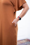 Vestido Helena - Malha Confort Manga Morcego - Naguirre Shop