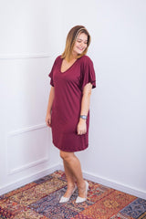 Vestido Helena - Malha Confort Manga Morcego - Naguirre Shop