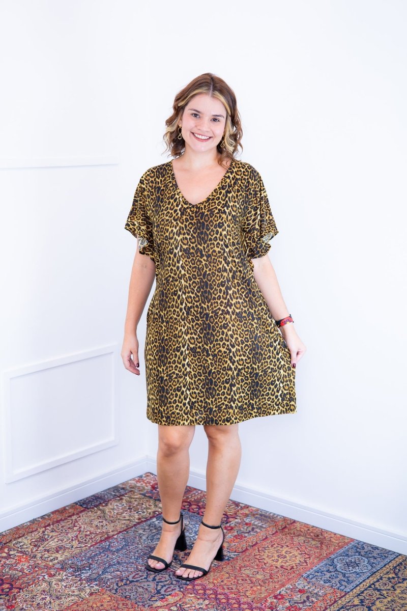 Vestido Helena - Malha Confort Manga Morcego - Naguirre Shop