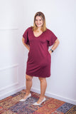 Vestido Helena - Malha Confort Manga Morcego - Naguirre Shop