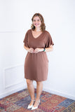 Vestido Helena - Malha Confort Manga Morcego - Naguirre Shop