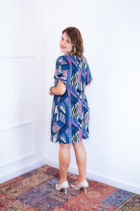 Vestido Helena - Malha Confort Manga Morcego - Naguirre Shop