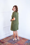 Vestido Helena - Malha Confort Manga Morcego - Naguirre Shop