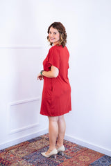 Vestido Helena - Malha Confort Manga Morcego - Naguirre Shop