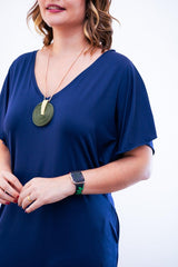 Vestido Helena - Malha Confort Manga Morcego - Naguirre Shop