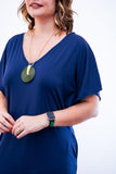 Vestido Helena - Malha Confort Manga Morcego - Naguirre Shop