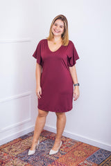 Vestido Helena - Malha Confort Manga Morcego - Naguirre Shop
