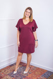 Vestido Helena - Malha Confort Manga Morcego - Naguirre Shop