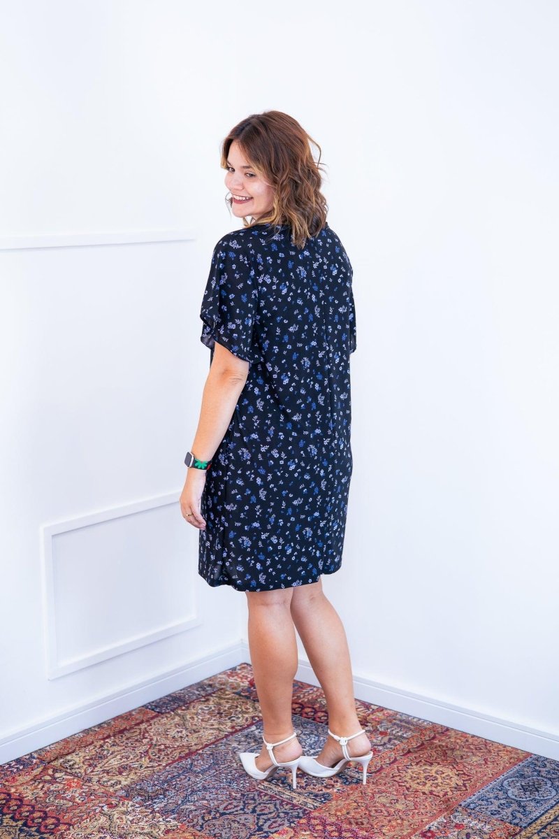 Vestido Helena - Malha Confort Manga Morcego - Naguirre Shop