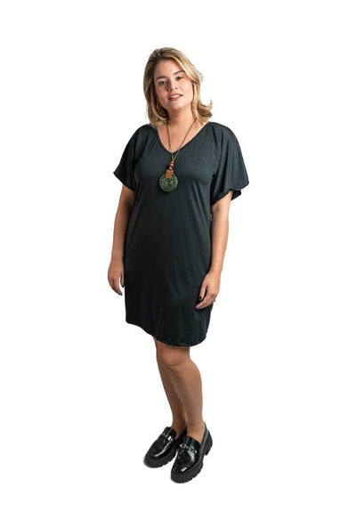 Vestido Helena - Malha Confort Manga Morcego - Naguirre Shop