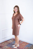 Vestido Helena - Malha Confort Manga Morcego - Naguirre Shop