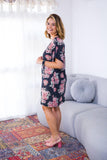 Vestido Helena - Malha Confort Manga Morcego - Naguirre Shop