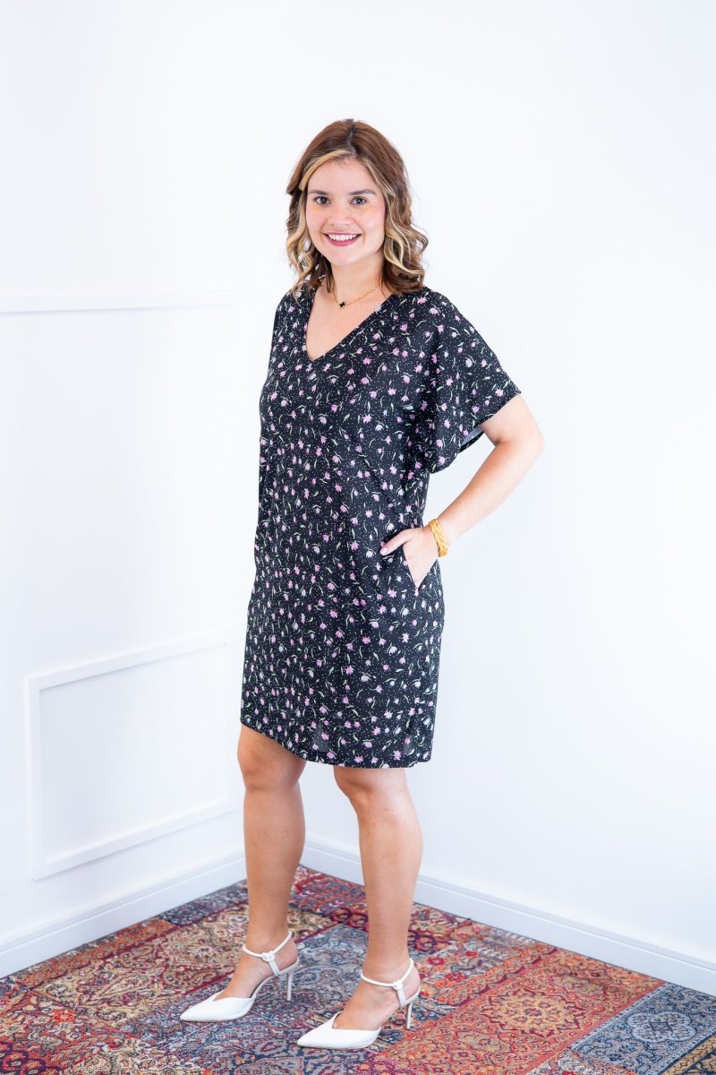 Vestido Helena - Malha Confort Manga Morcego - Naguirre Shop