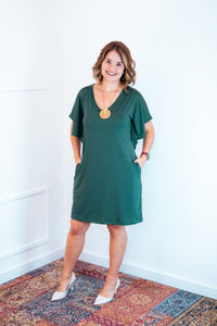Vestido Helena - Malha Confort Manga Morcego - Naguirre Shop