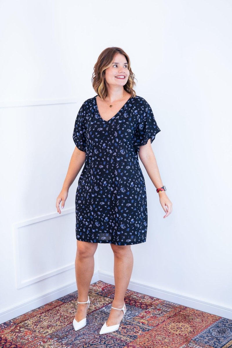 Vestido Helena - Malha Confort Manga Morcego - Naguirre Shop