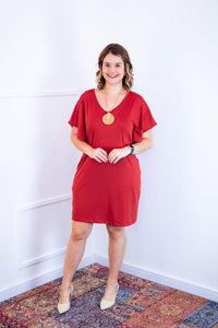 Vestido Helena - Malha Confort Manga Morcego - Naguirre Shop