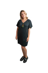 Vestido Helena - Malha Confort Manga Morcego - Naguirre Shop