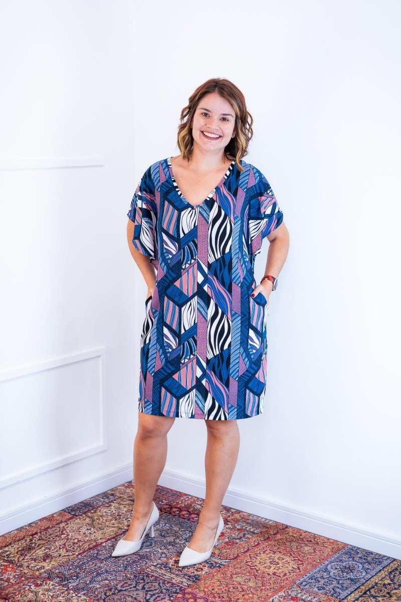 Vestido Helena - Malha Confort Manga Morcego - Naguirre Shop