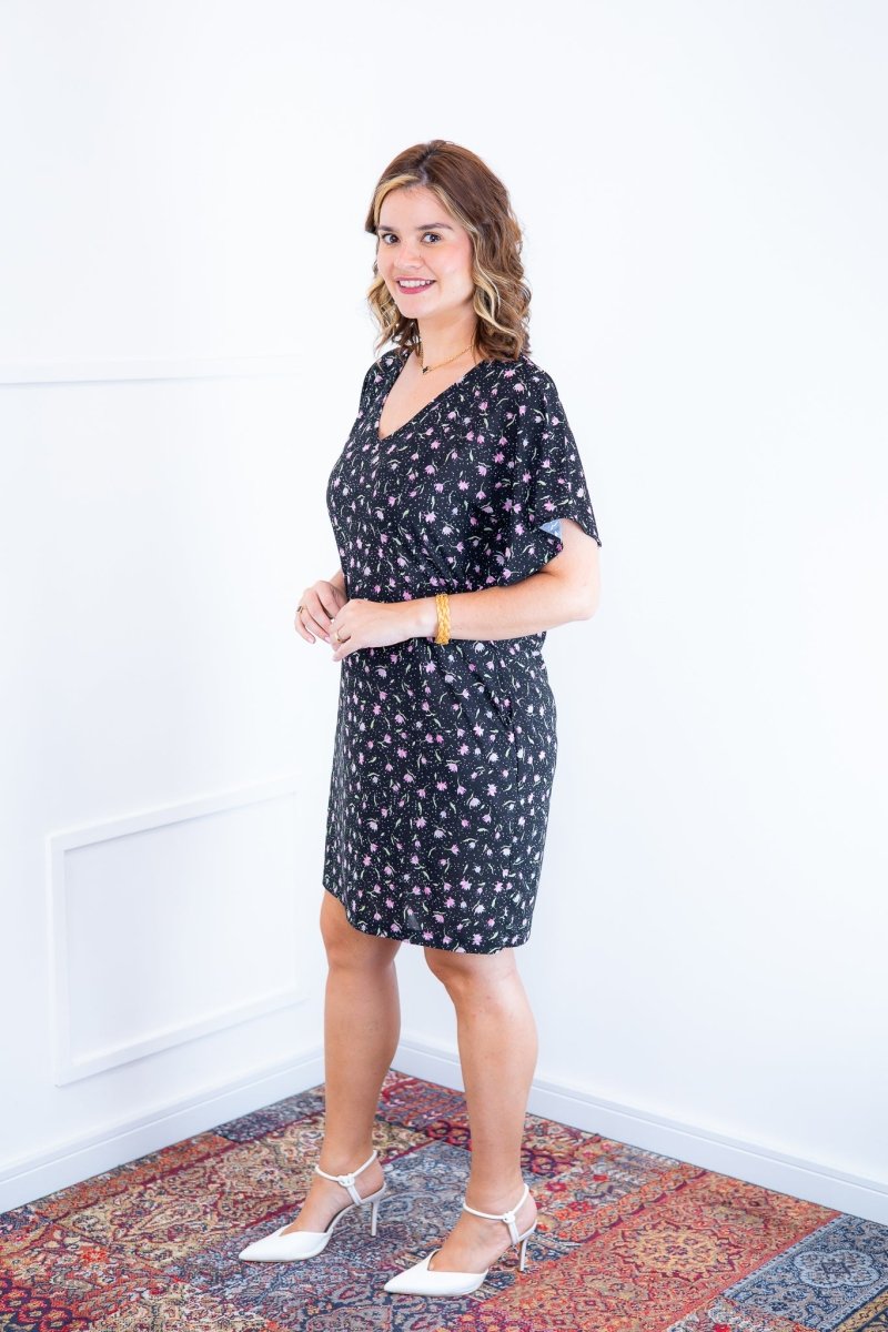 Vestido Helena - Malha Confort Manga Morcego - Naguirre Shop