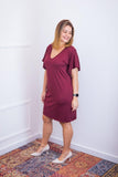 Vestido Helena - Malha Confort Manga Morcego - Naguirre Shop