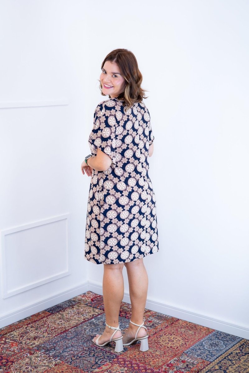 Vestido Helena - Malha Confort Manga Morcego - Naguirre Shop