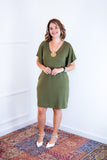 Vestido Helena - Malha Confort Manga Morcego - Naguirre Shop