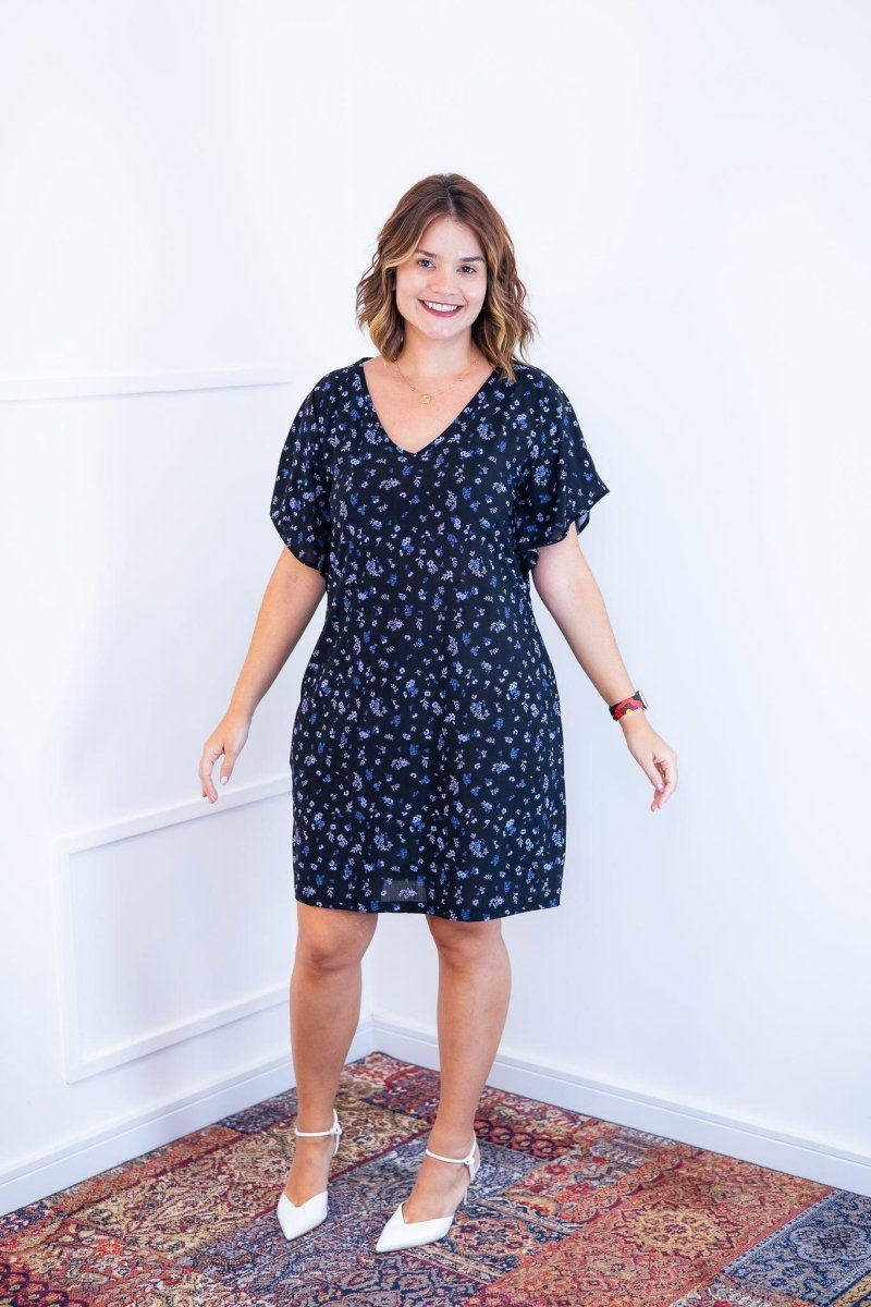 Vestido Helena - Malha Confort Manga Morcego - Naguirre Shop