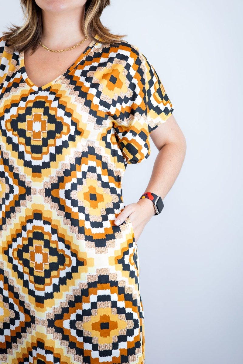 Vestido Helena Maxi - Malha Confort Deluxe Manga Morcego - Naguirre Shop