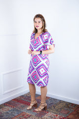 Vestido Helena Maxi - Malha Confort Deluxe Manga Morcego - Naguirre Shop