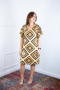 Vestido Helena Maxi - Malha Confort Deluxe Manga Morcego - Naguirre Shop