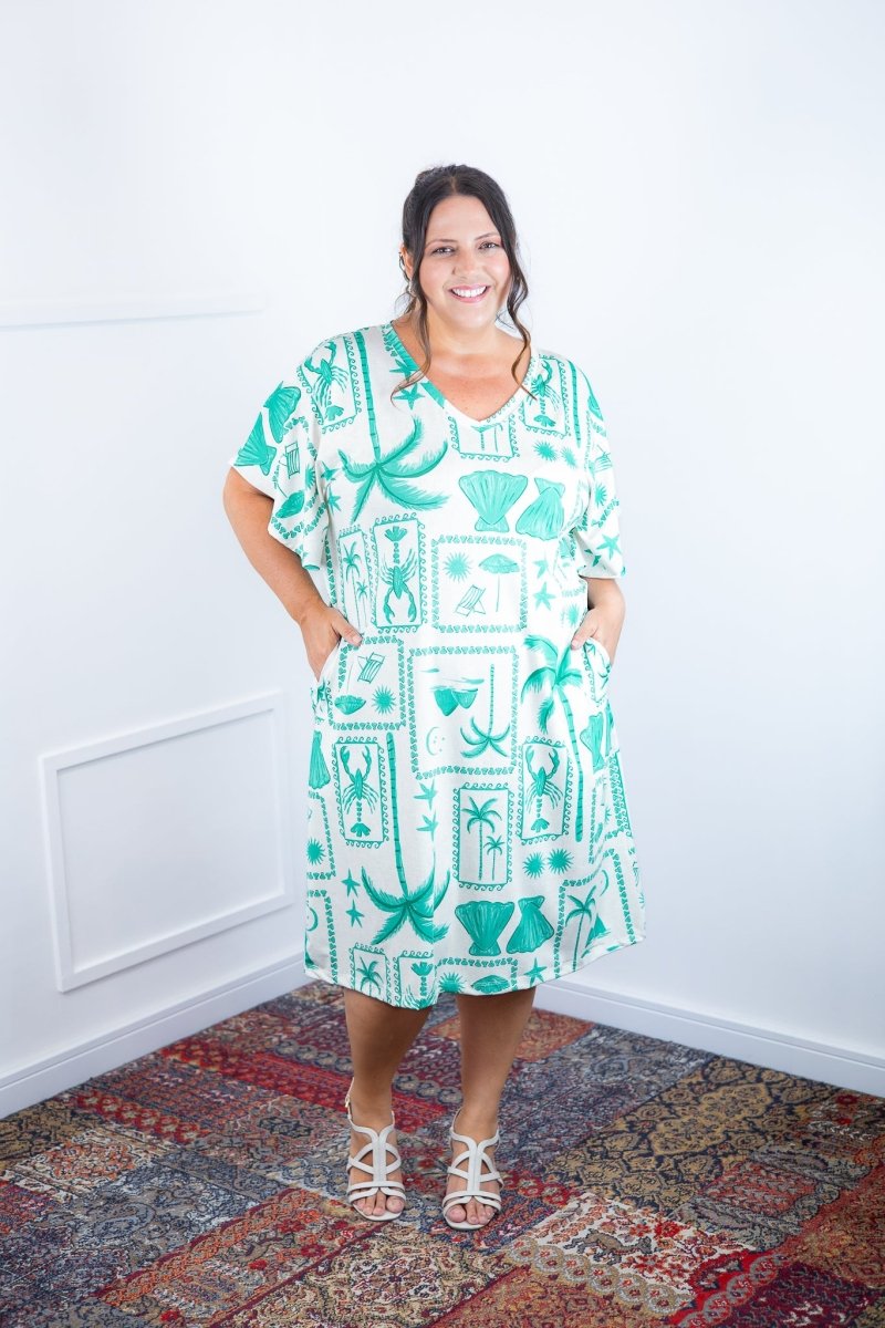 Vestido Helena Maxi - Malha Confort Deluxe Manga Morcego - Naguirre Shop