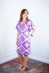 Vestido Helena Maxi - Malha Confort Deluxe Manga Morcego - Naguirre Shop
