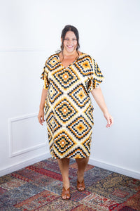 Vestido Helena Maxi - Malha Confort Deluxe Manga Morcego - Naguirre Shop
