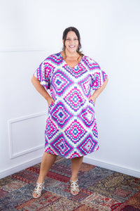 Vestido Helena Maxi - Malha Confort Deluxe Manga Morcego - Naguirre Shop