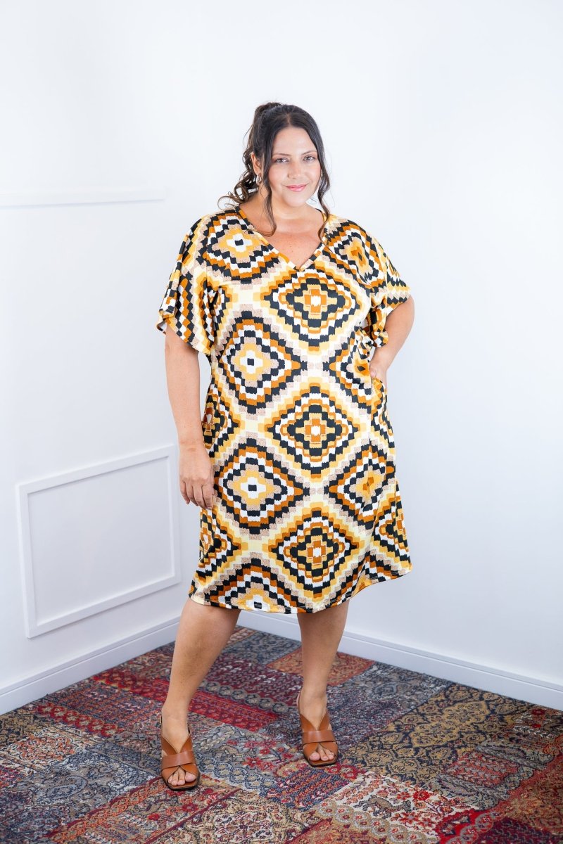 Vestido Helena Maxi - Malha Confort Deluxe Manga Morcego - Naguirre Shop