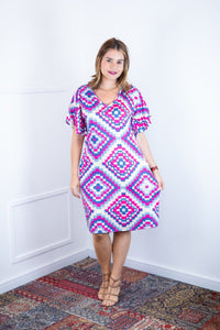 Vestido Helena Maxi - Malha Confort Deluxe Manga Morcego - Naguirre Shop